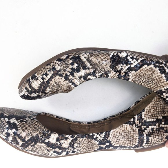 Lucky Brand Erin Snakeskin Ballet Flats 7.5 - Picture 6 of 8